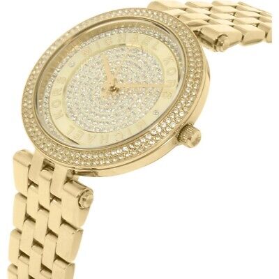 Michael Kors MK3445 Mini Darci Gold Crystal Pave Dial Women's Watch