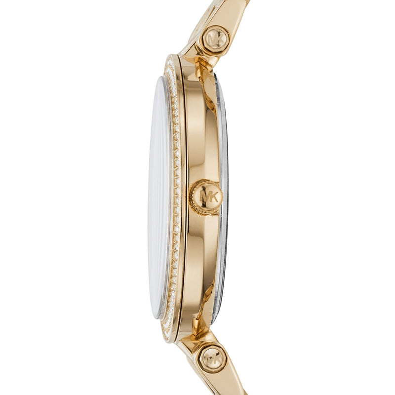 Michael Kors MK3445 Mini Darci Gold Crystal Pave Dial Women's Watch