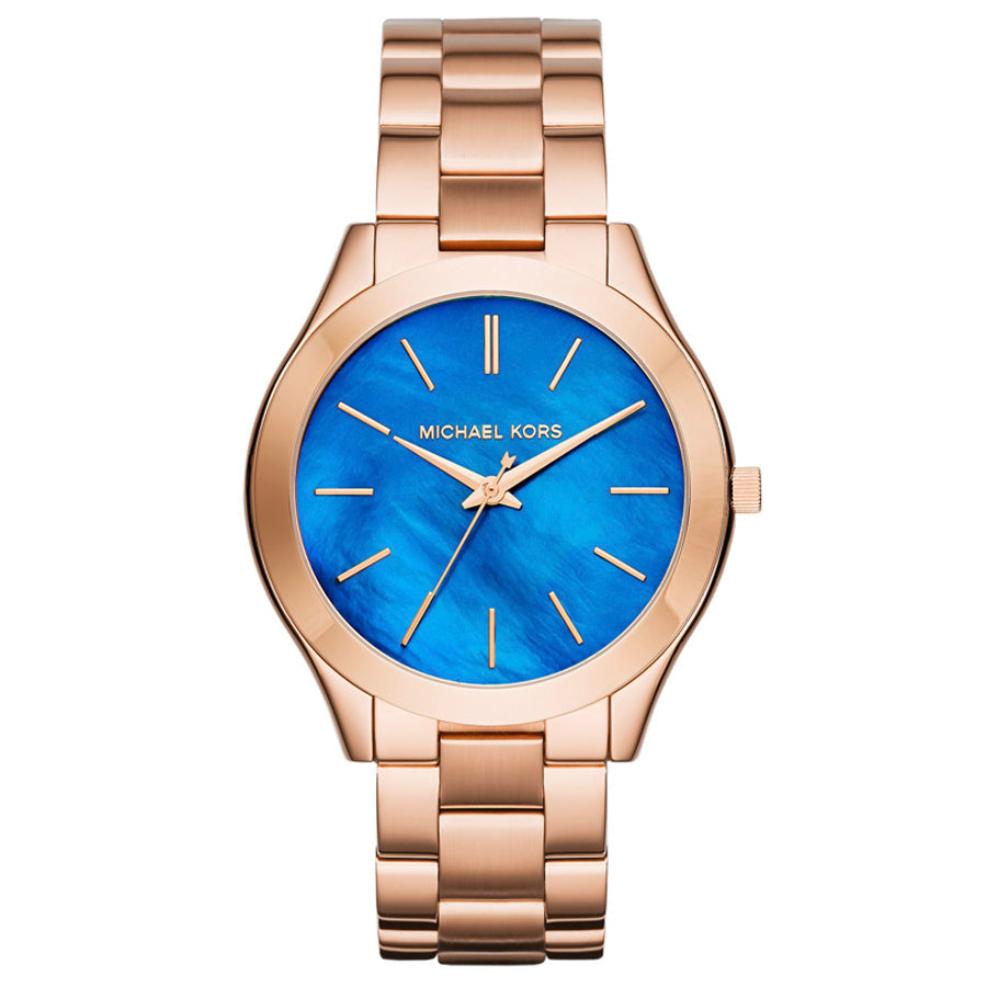 Michael Kors MK3494 Slim Runway Blue Dial Women's Watch