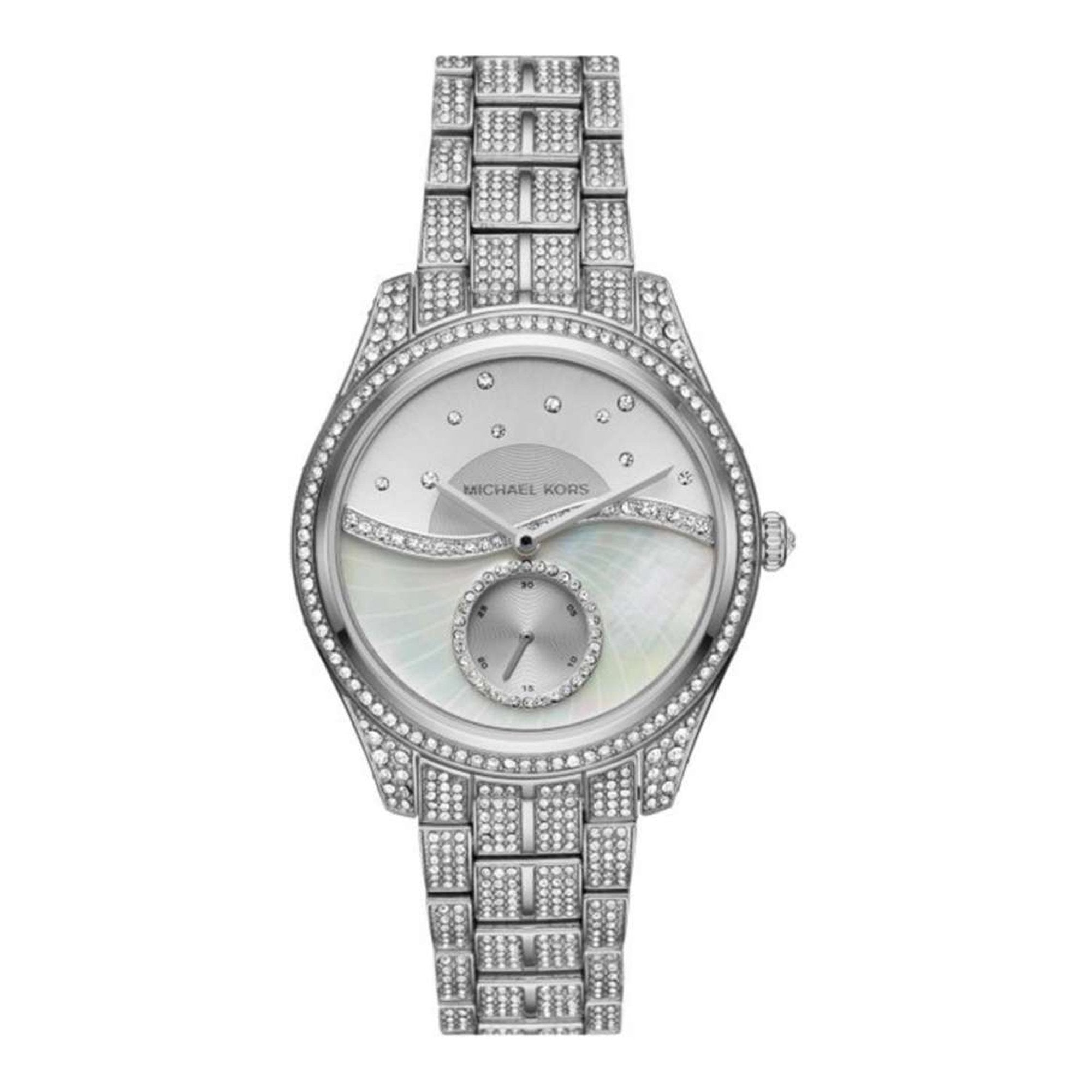 Michael Kors MK3755 Lauryn Silver colored Steel Women's Watch