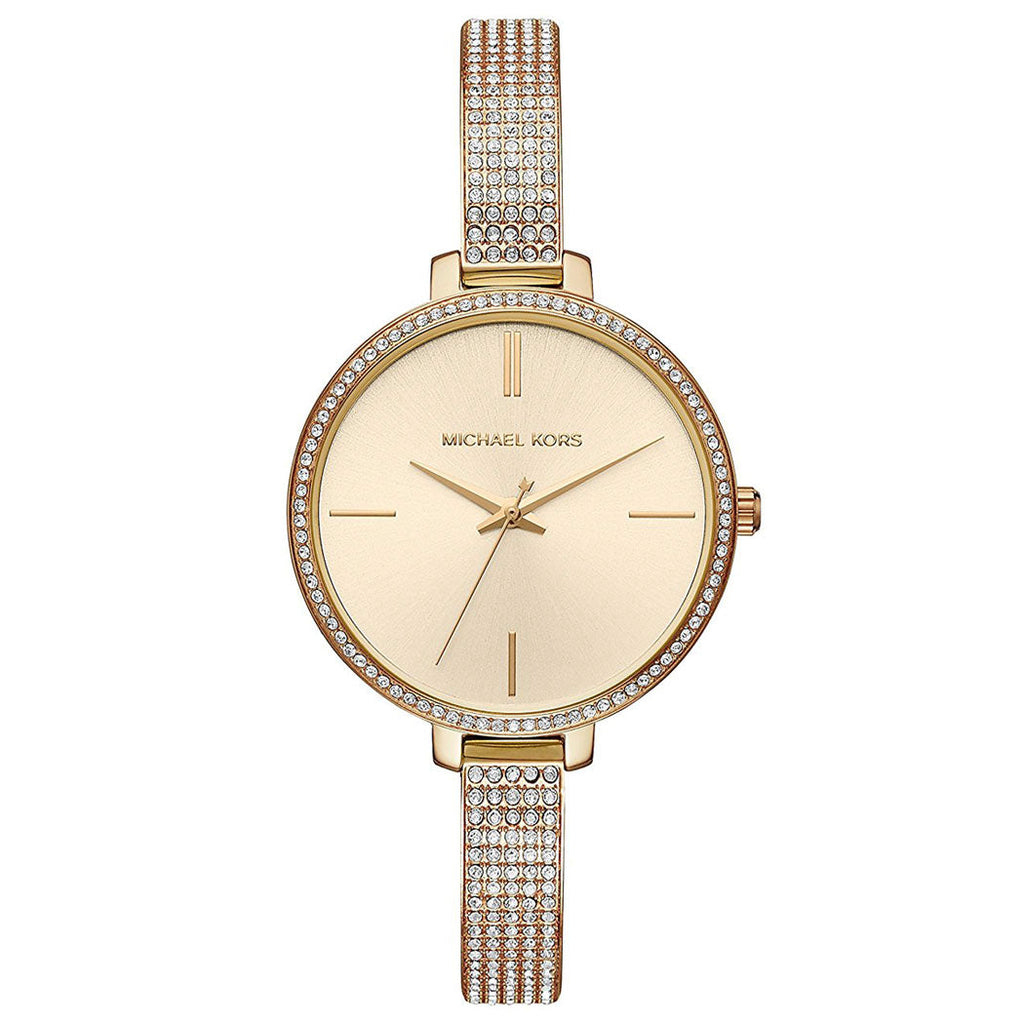 Michael Kors MK3784 Jaryn Crystal Gold Sunray Dial Women's Watch