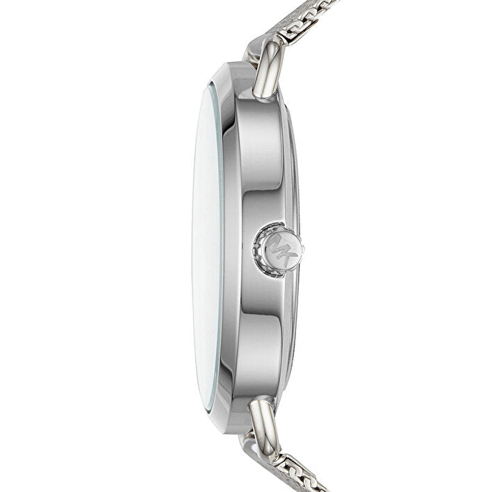 Michael Kors MK3843 Portia Crystal Quartz Silver Dial Women's Watch