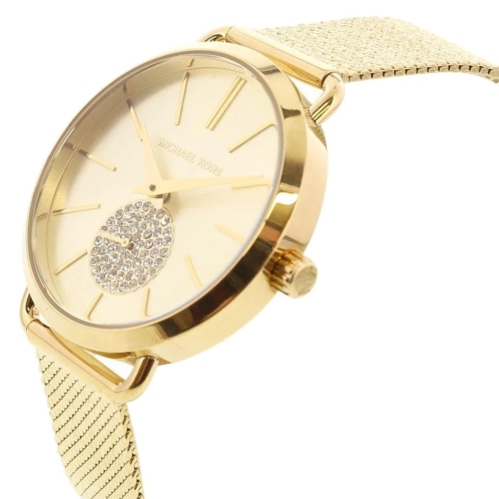 Michael Kors MK3844 Porita Gold Dial Women's Watch