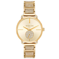 Michael Kors MK3852 Portia Pave Gold Dial Women's Watch