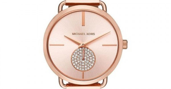 Michael Kors MK3853 Portia Crystal Rose Gold Dial Women's Watch