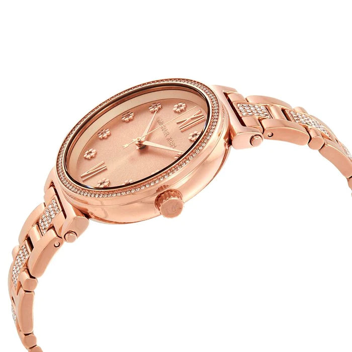 Michael Kors MK3882 Sofie Crystal Rose Dial Women's Watch