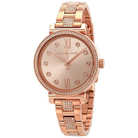 Michael Kors MK3882 Sofie Crystal Rose Dial Women's Watch