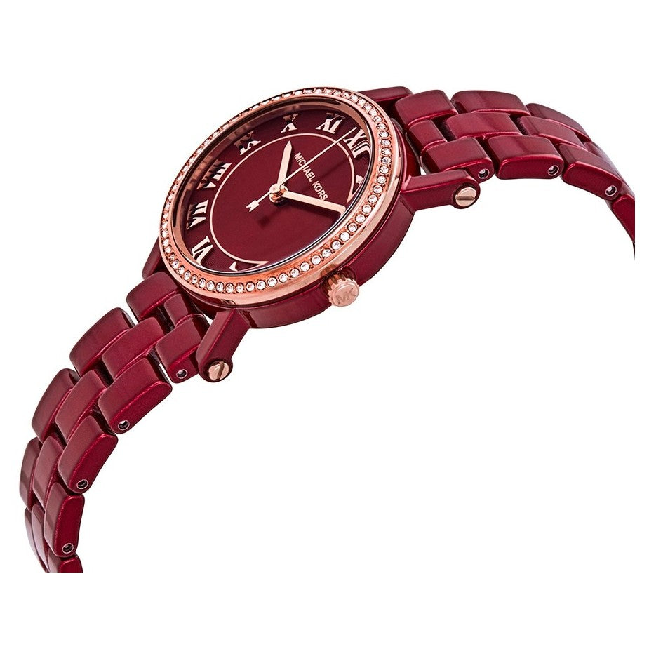 Michael Kors MK3896 Norie Crystal Red Dial Women's Watch