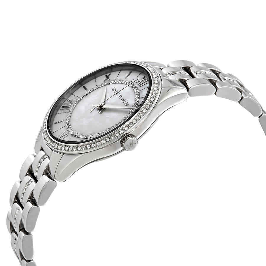 Michael Kors MK3900 Lauryn Crystal Mother of Pearl Dial Women's Watch