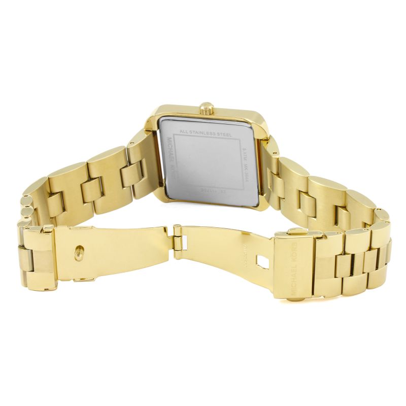 Michael Kors MK3949 Lake Square Glitz Gold Tone Women's Watch