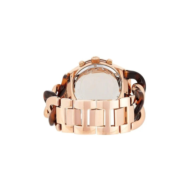 マイケルコース Michael Kors Women's Watch MK-4269 Rose/Gold-Tone Tortoise Chrono