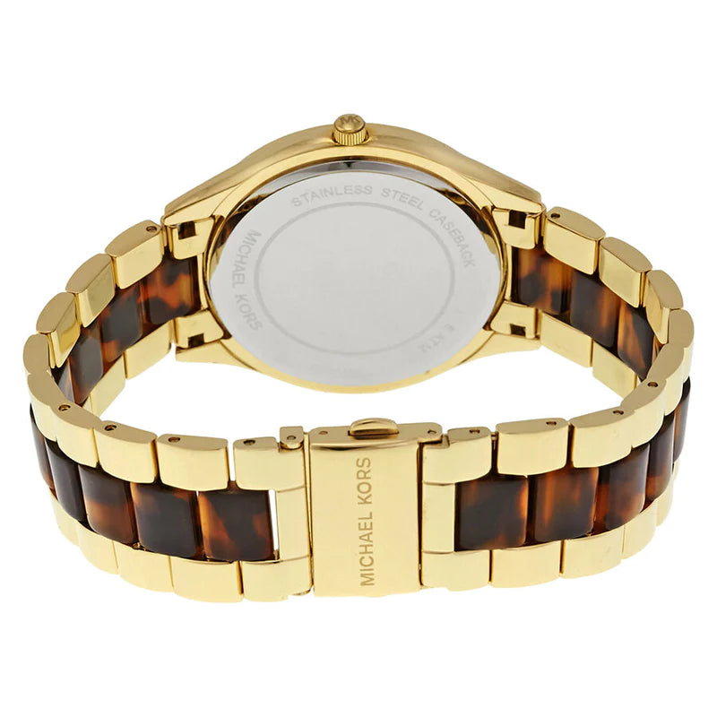 Michael Kors MK4284 Slim Runway Tortoise-shell Dial Women's Watch