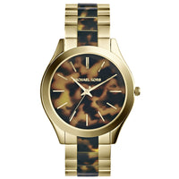 Michael Kors MK4284 Slim Runway Tortoise-shell Dial Women's Watch