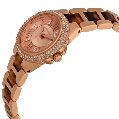 Michael Kors MK4289 Pettite Camille Rose Dial Rose Gold-tone Women's Watch