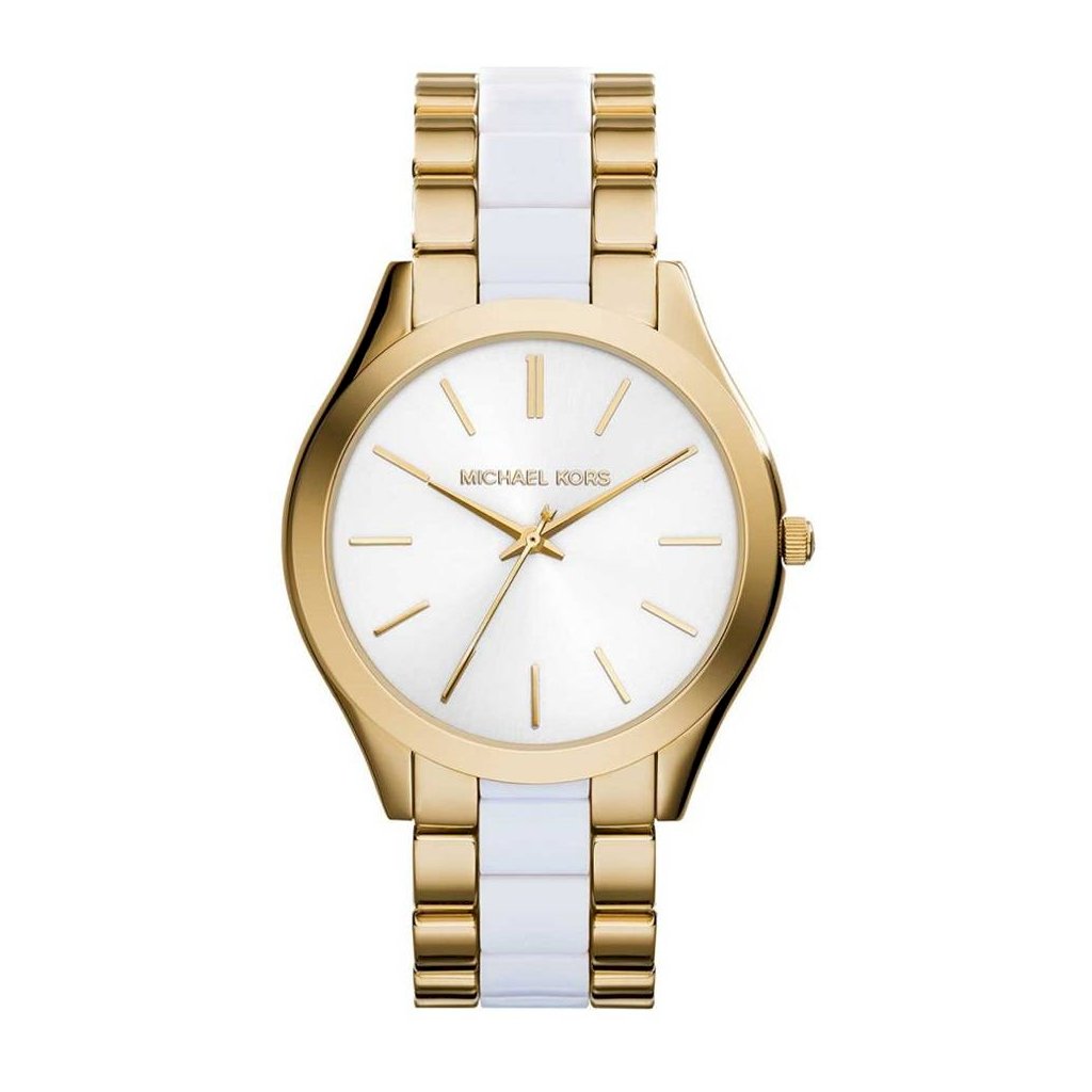 Michael Kors MK4295 Slim Runway White Dial Women's Watch – WATCH ACES