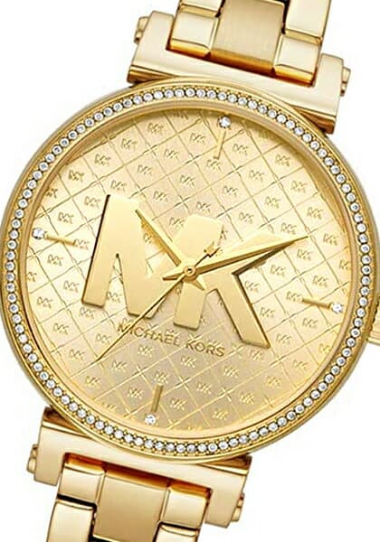Michael Kors MK4334 Sofie Quartz Crystal Gold Dial Women's Watch