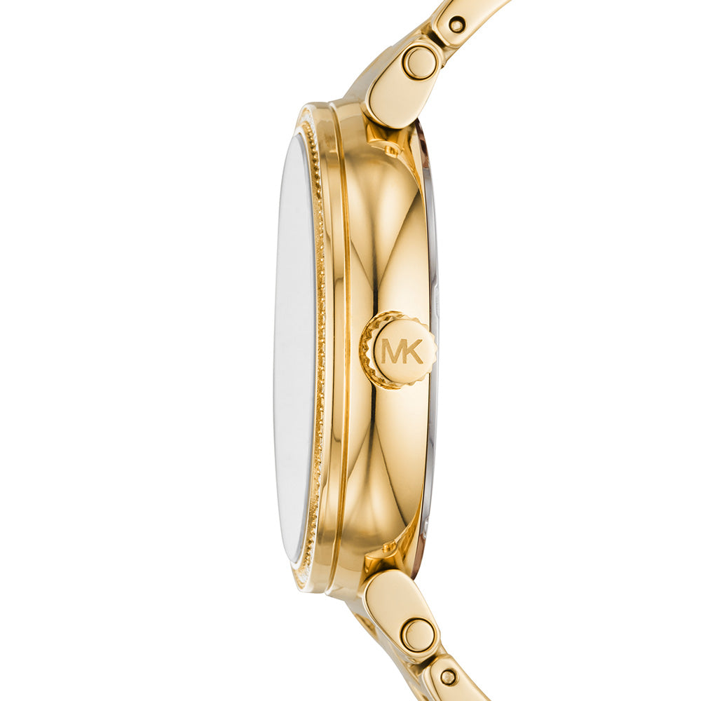 Michael Kors MK4334 Sofie Quartz Crystal Gold Dial Women's Watch