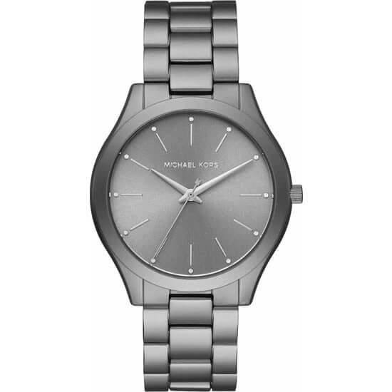 Michael Kors MK4506 Slim Runway Grey Dial Stainless Steel Women's Watch