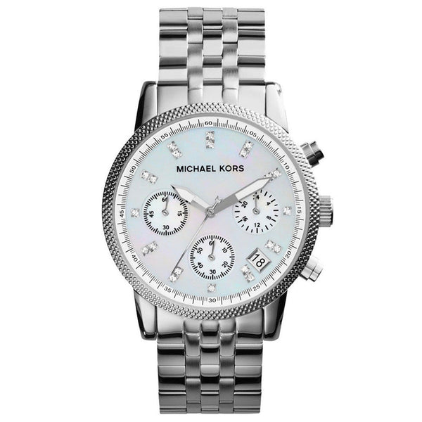 Micheal Kors MK5020 Stainless steel bracelet new battery come with leather case s-l400.jpg main image 3