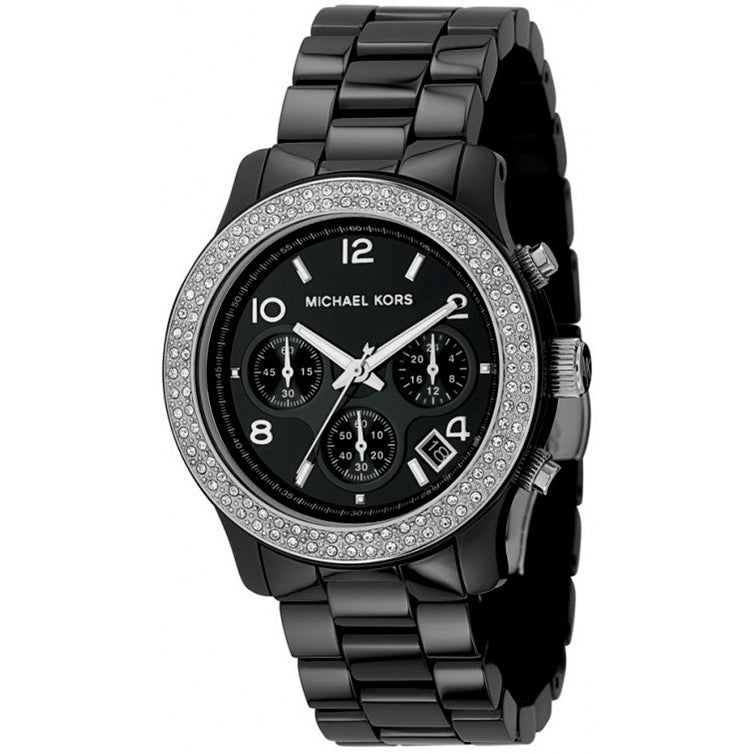 Michael Kors MK5190 Runway Chronograph Black Ceramic Women's Watch