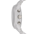 Michael Kors MK5387 Ceramic White Dial White Steel Strap Women's Watch