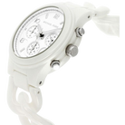Michael Kors MK5387 Ceramic White Dial White Steel Strap Women's Watch