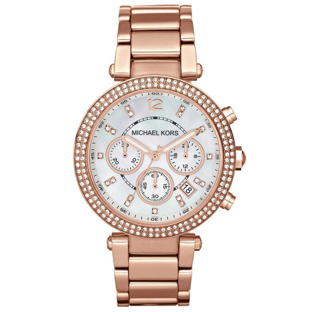 Michael Kors MK5491 Parker Chronograph Rose Gold-tone Women's Watch