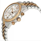 Michael Kors MK5735 Lexington Chronograph Silver Dial Tri-Tone Women's Watch