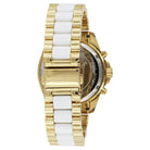 Michael Kors MK5743 Bradshaw Chronograph White Dial Two-tone Women's Watch