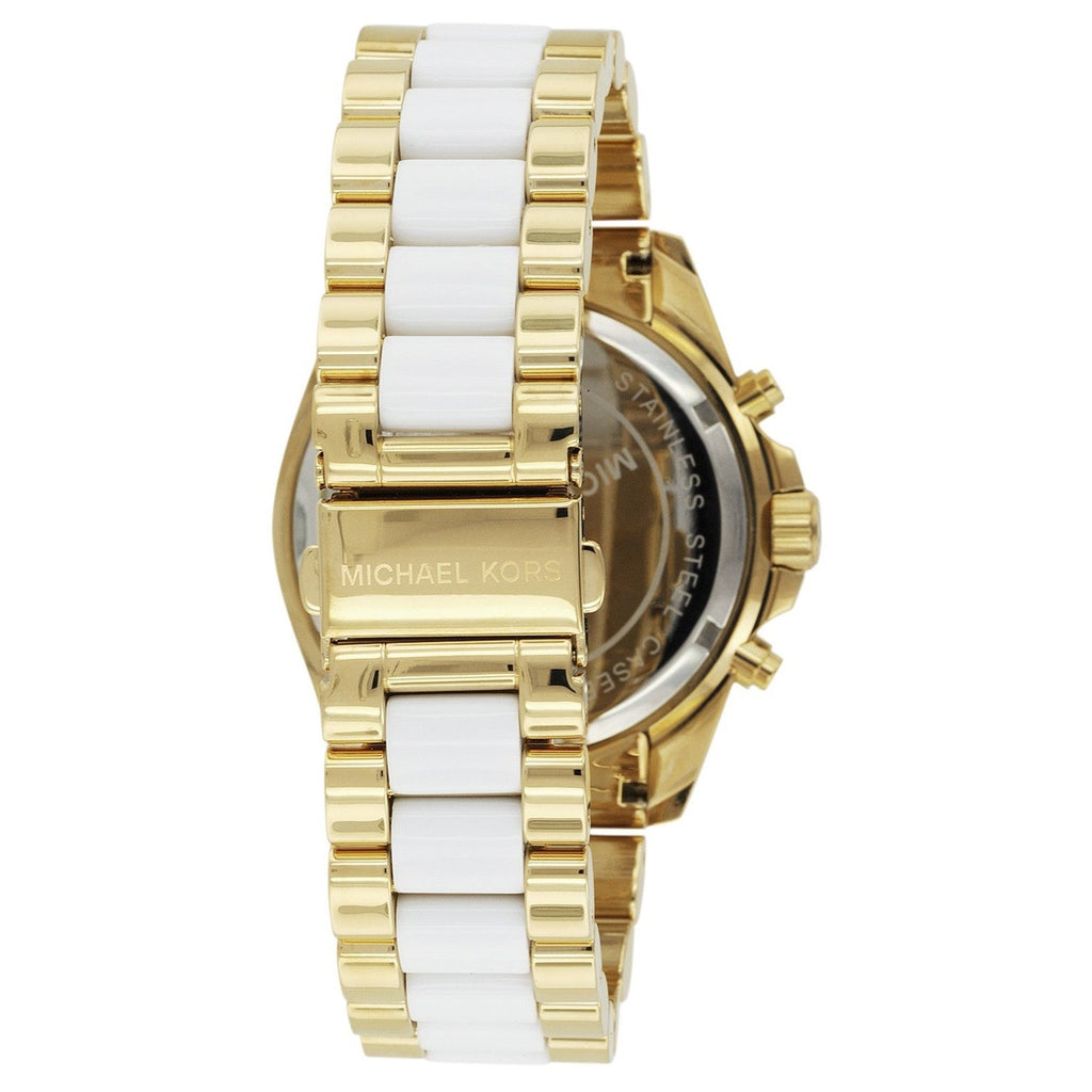Michael Kors MK5743 Bradshaw Chronograph White Dial Two-tone  display picture 2