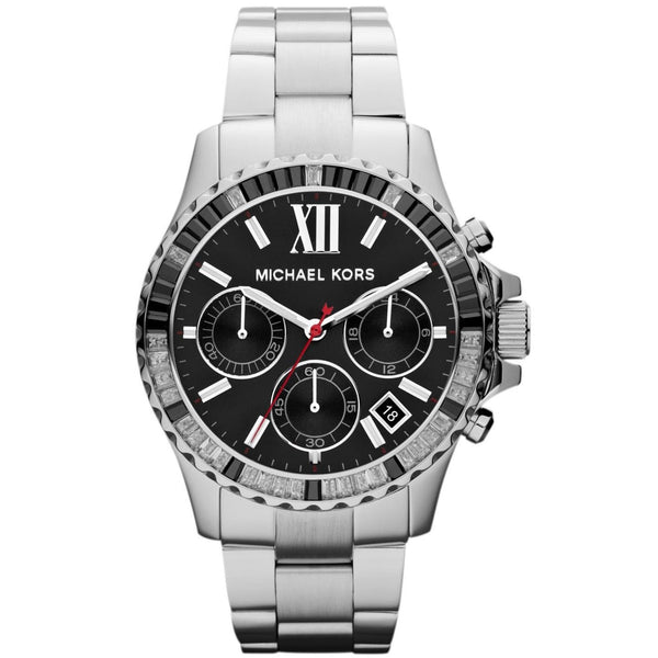 Michael Kors MK5753 Everest Chronograph Black Dial Stainless Steel Wom