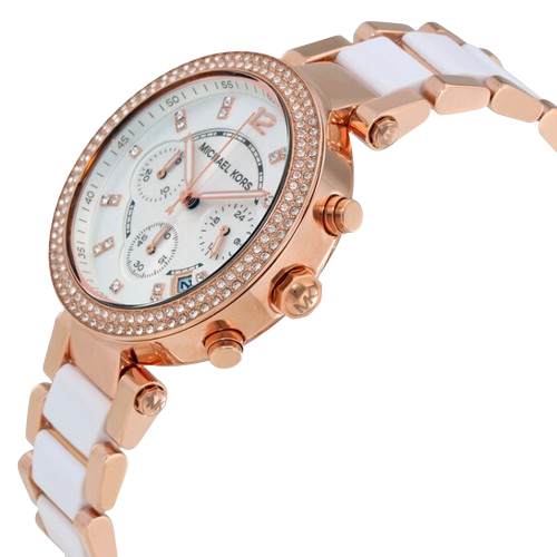 Michael Kors MK5774 Parker Chronograph White Women's Watch