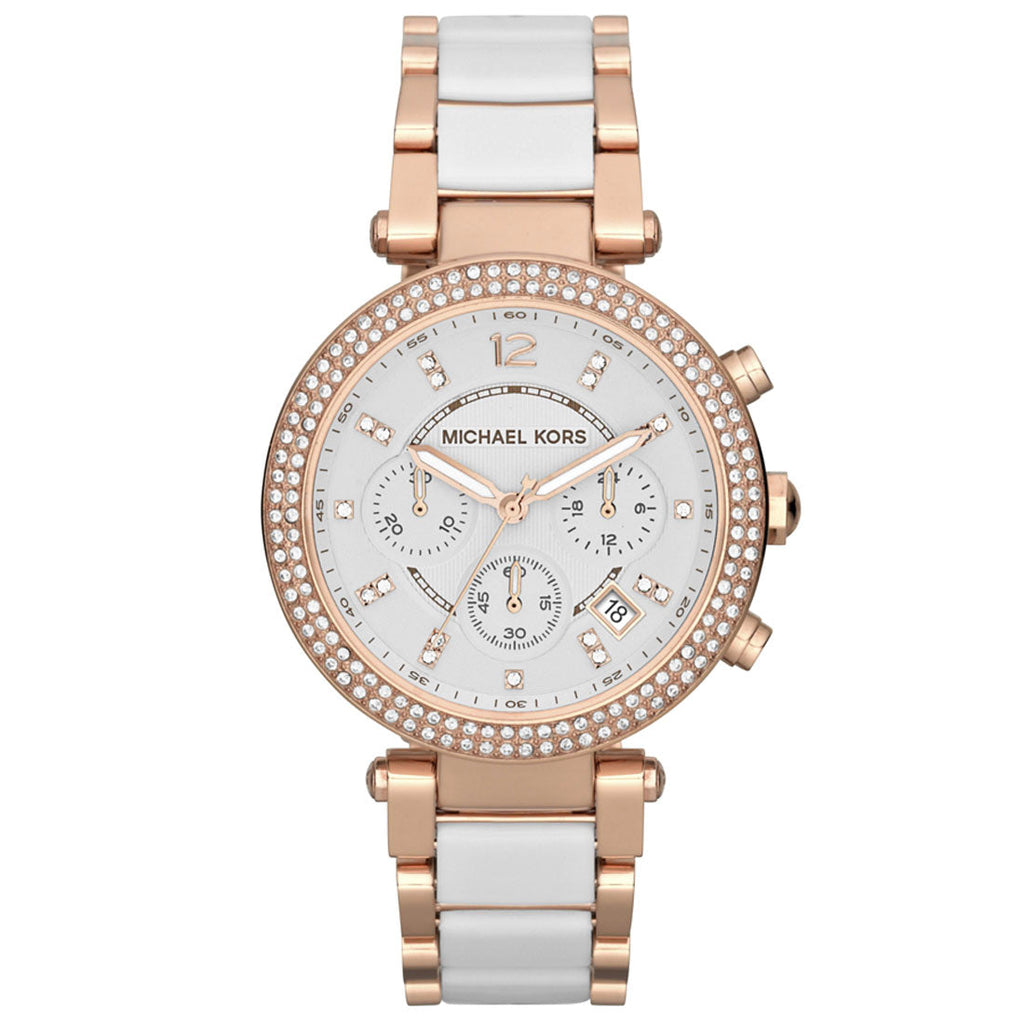 Michael Kors MK5774 Parker Chronograph White Women's Watch