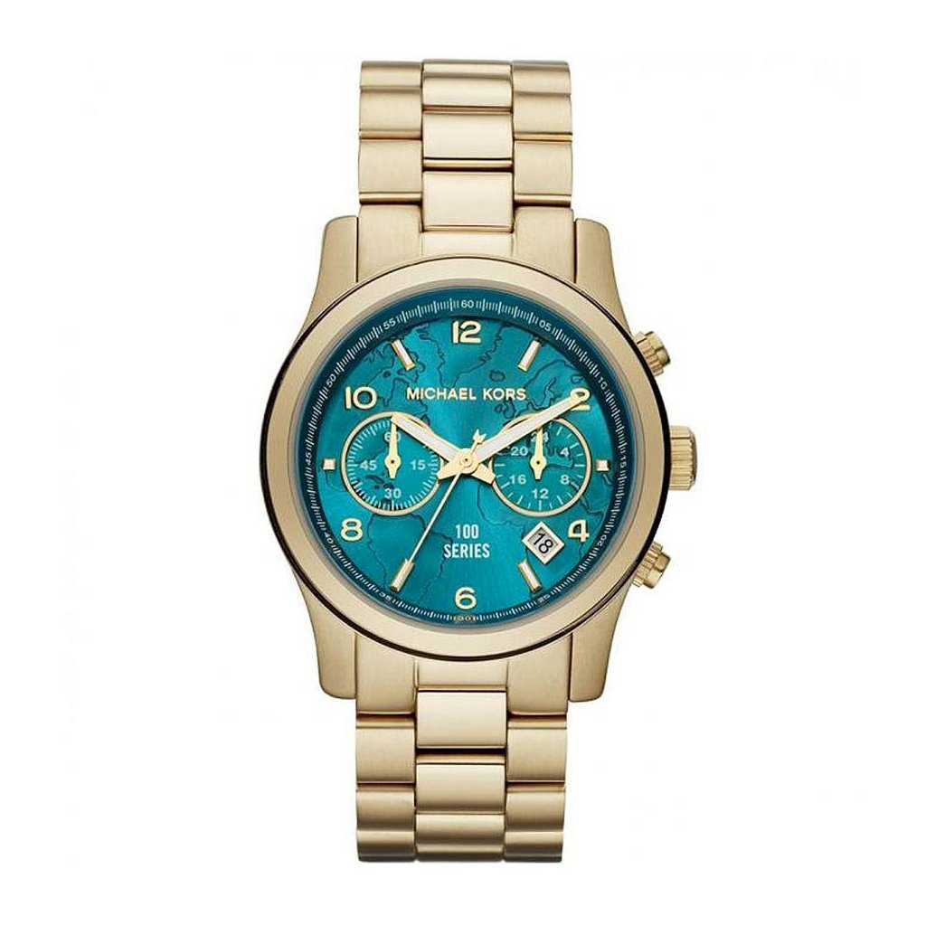 Michale Kors stop the hunger watch Michael Kors Hunger Stop 100 Series Navy Blue Dial Silver  main image 4