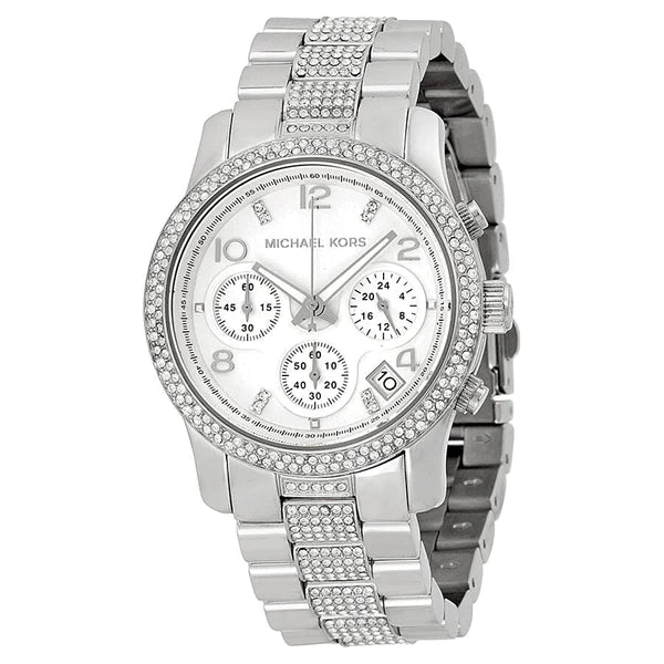 Michael Kors MK5825 Runway Glitz Stainless Steel Chronograph  display picture 2