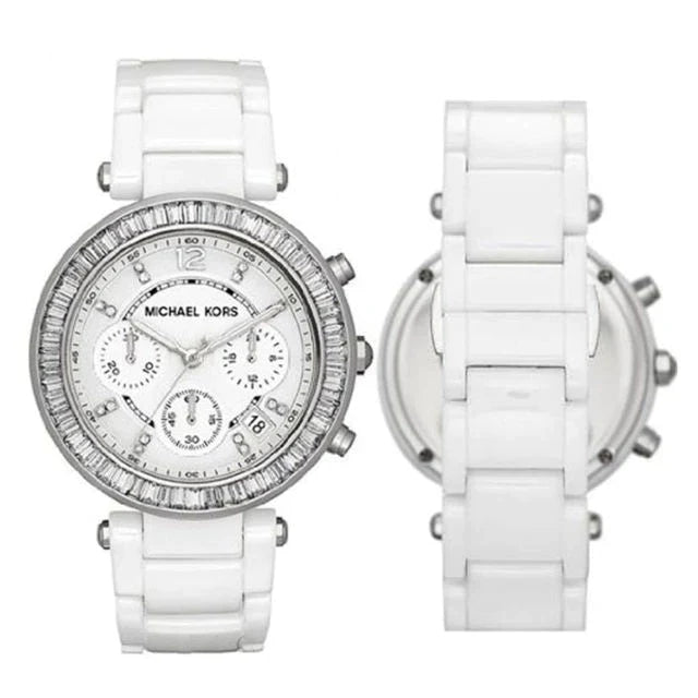 Michael Kors MK5848 Parker Quartz White Dial Women's Watch