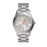 Michael Kors MK5958 Layton Silver Crystal Pave Dial Women's Watch