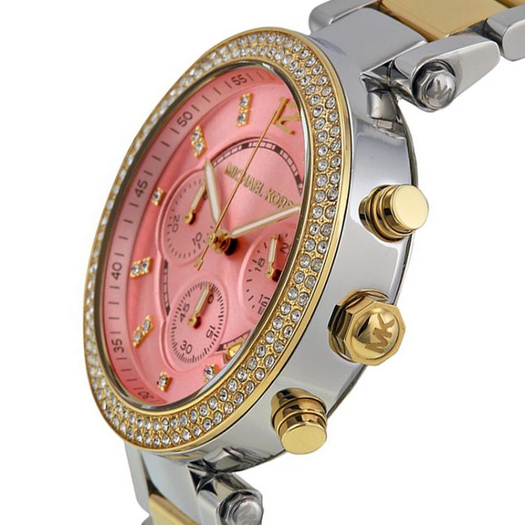 Michael Kors MK6140 Parker Pink Dial Women's Watch