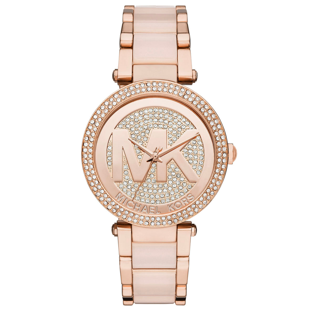 【ピピまま】MICHAEL KORS　レディース腕時計　ネイビー マイケルコース 時計 レディース ミニ パイパー MK2804 ホワイト