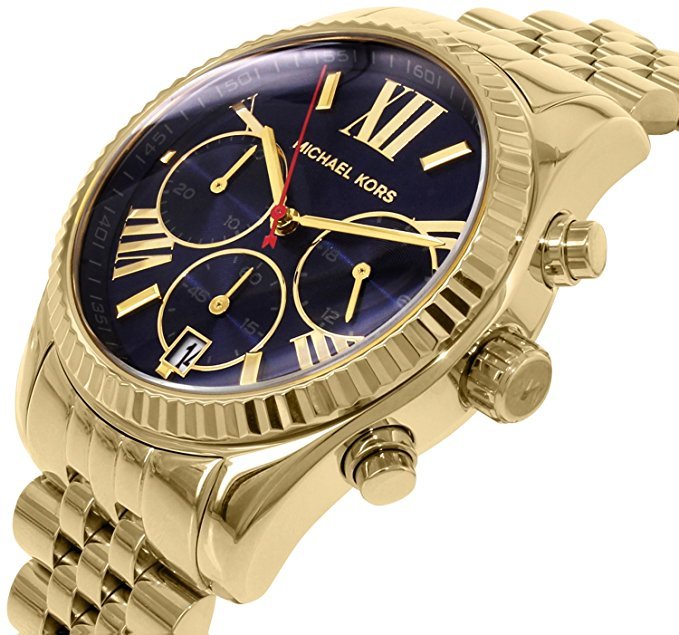 Michael Kors MK6206 Lexington Chronograph Blue Dial Women's Watch