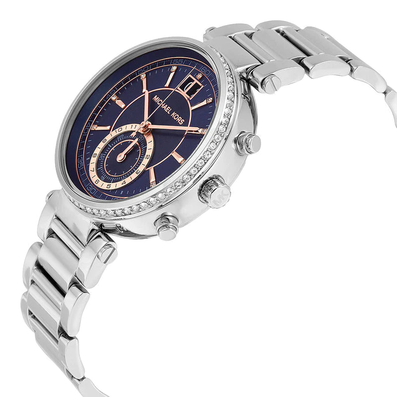 Michael Kors MK6224 Sawyer Blue Dial Stainless Steel Women's Watch