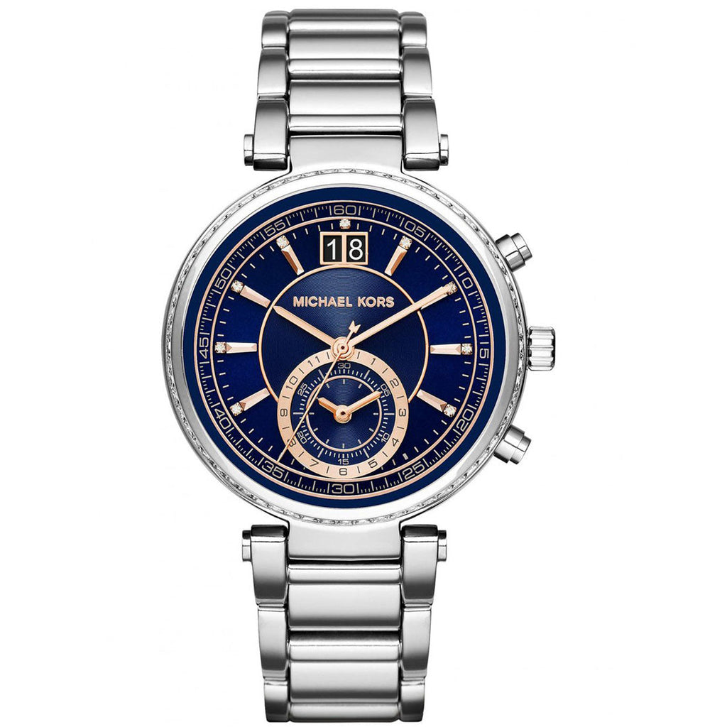 Michael Kors MK6224 Sawyer Blue Dial Stainless Steel Women's Watch