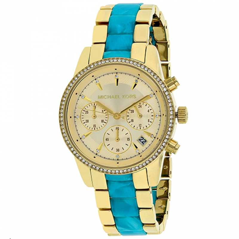 Michael Kors MK6328 Ritz Quartz Gold-tone Women's Watch