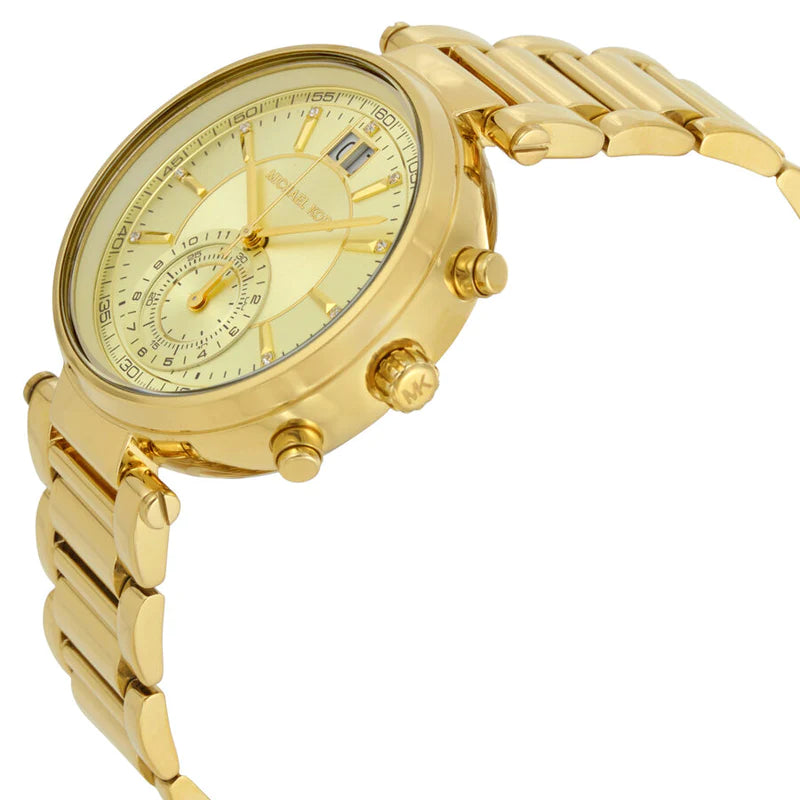 Michael Kors MK6362 Sawyer Gold Dial Women's Watch
