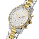 Michael Kors MK6474 Ritz Chronograph Crystal White Dial Women's Watch