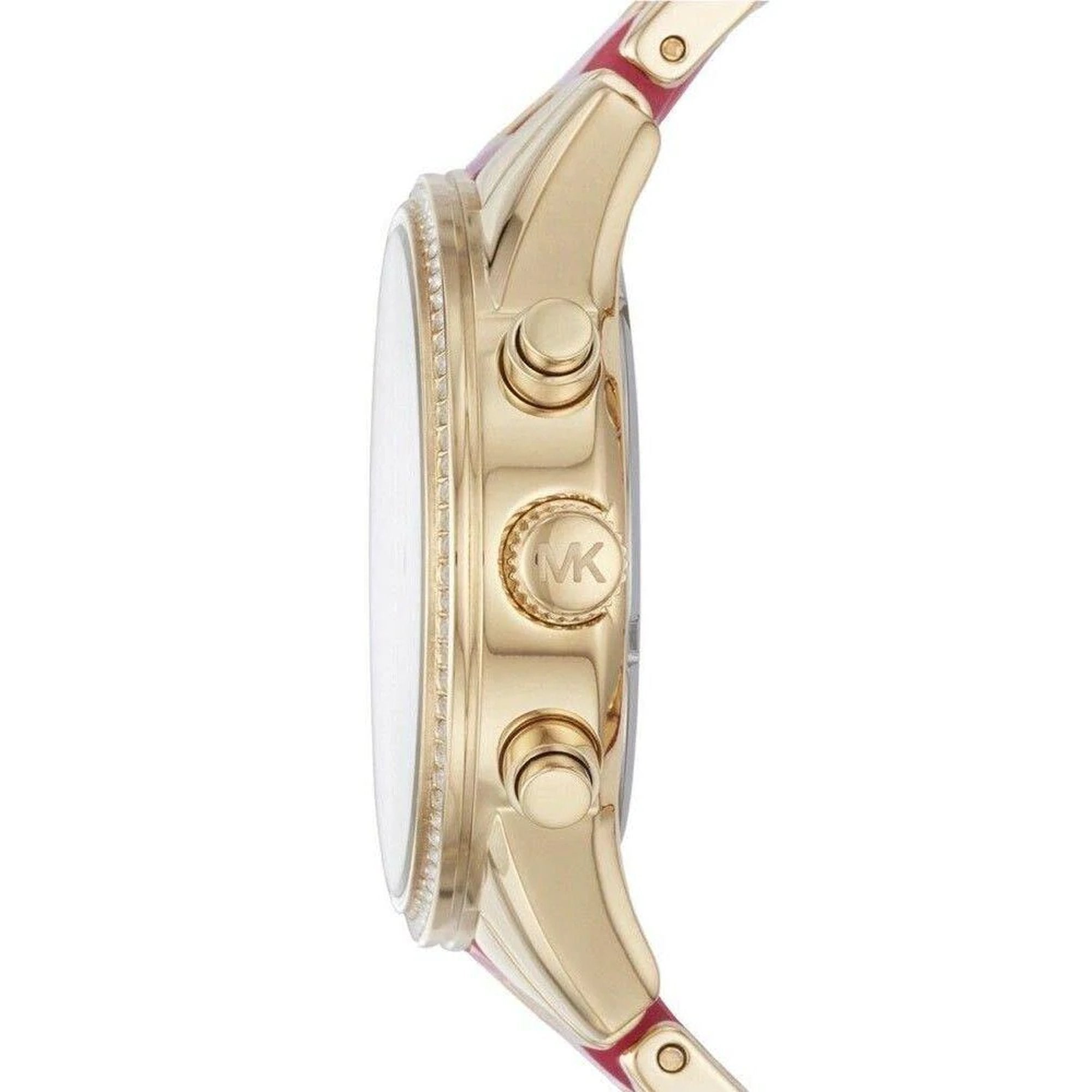 Michael Kors MK6517 Ritz Gold Pink Chronograph Women's Watch
