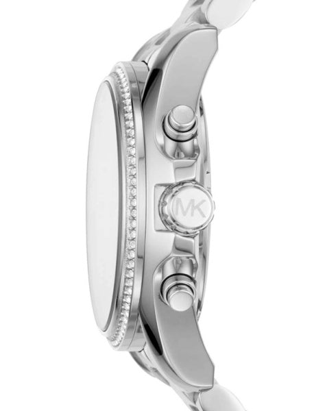 Michael Kors MK6537 Silver Bradshaw Pave Women's Watch