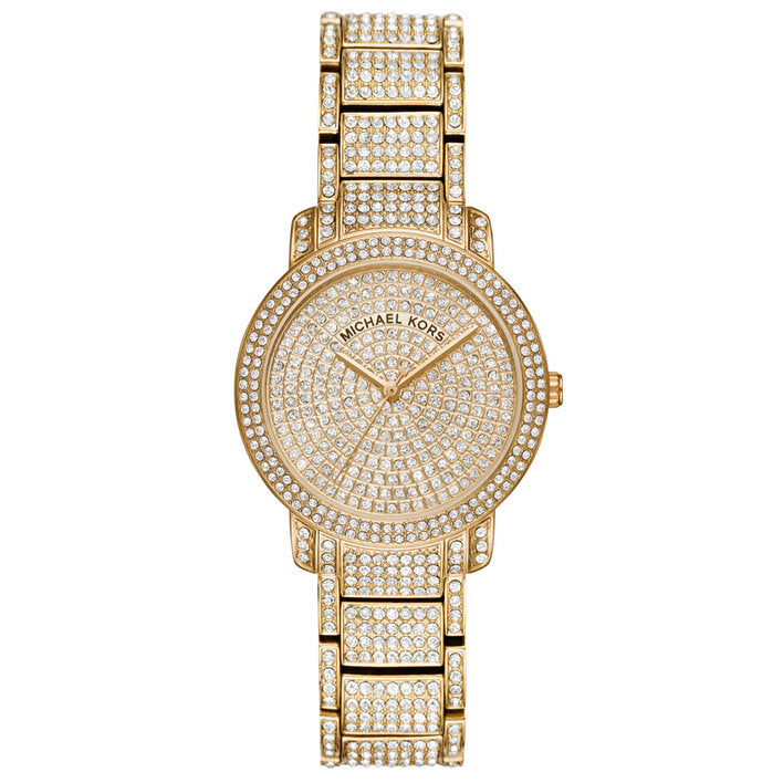 Michael Kors MK6547 Glitz Gold Pave Women's Watch