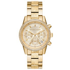 Michael Kors MK6597 Ritz Chronograph Gold Tone Women's Watch
