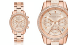Michael Kors MK6598 Ritz Chronograph Rose Gold Tone Women's Watch
